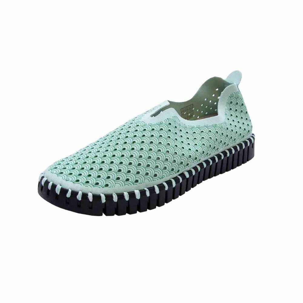 NEW ILSE JACOBSEN women's tulip shoe in deep olive